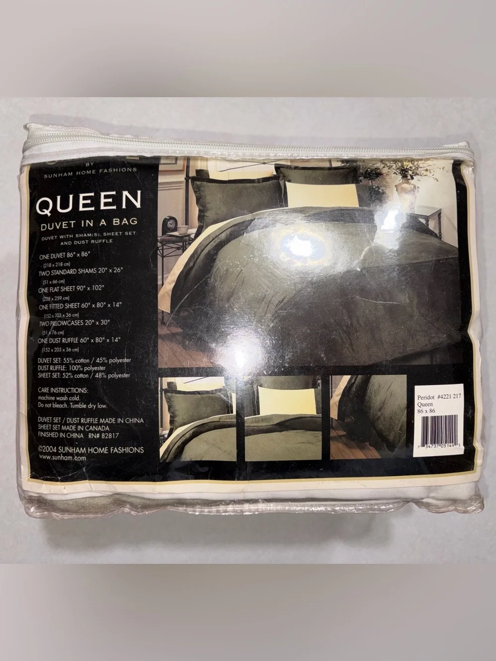 Signature by Sunham Home Fashions - Queen Duvet in a Bag